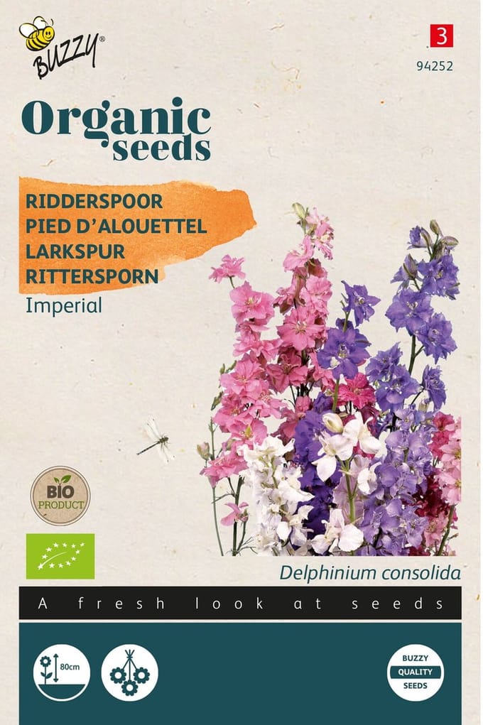 Ridderspoor Imperial Organic Seeds (Bio)