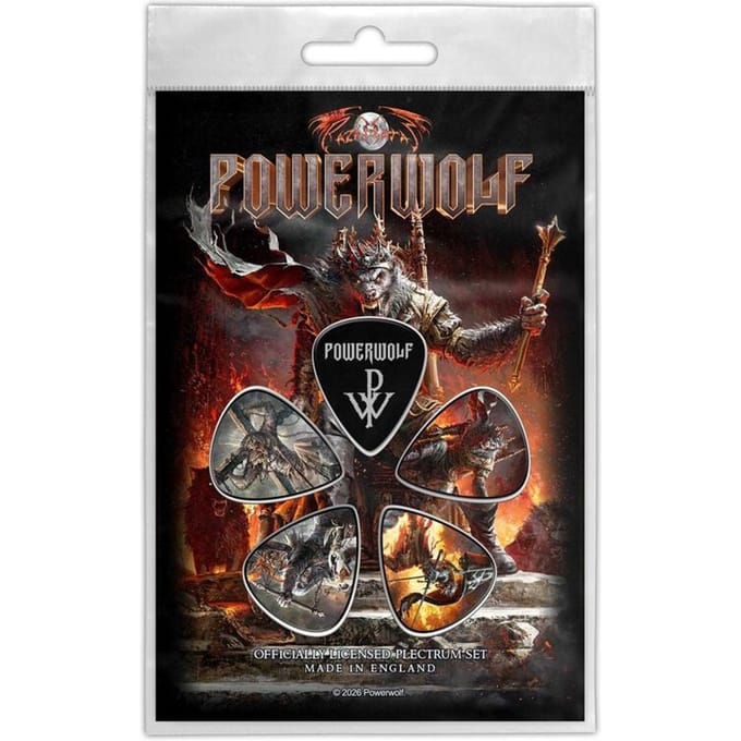 Powerwolf Wake Up The Wicked Unisex Plectrumset - meerkleurig - Standard