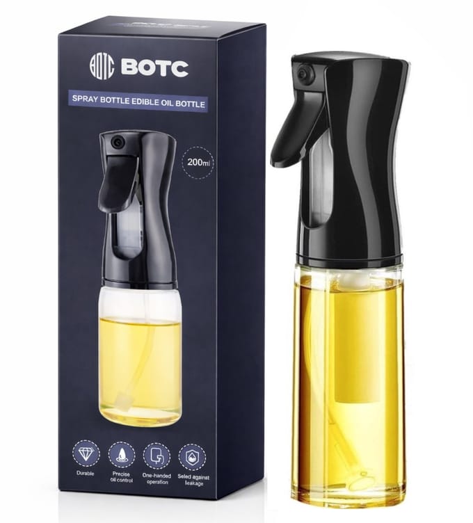 BOTC Olijfolie Sprayer - 200ML - Glas - Cooking Spray - Oliespray