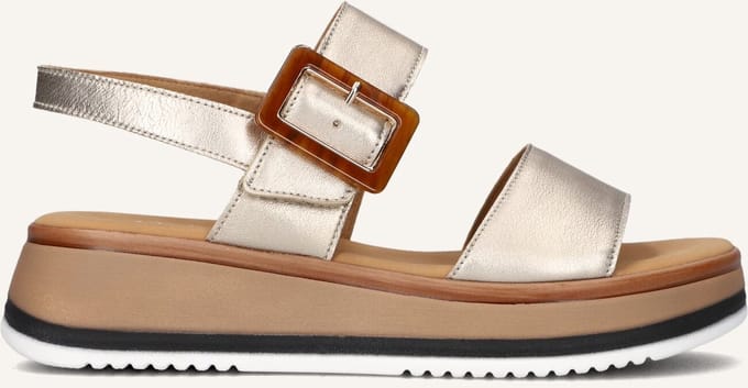 Gabor 744.4 Sandalen - Dames - Goud - Maat 36
