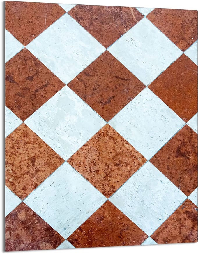 TMK ArtDeko - Snijplank - Glas - Mozaïekpatroon - 40x52 cm