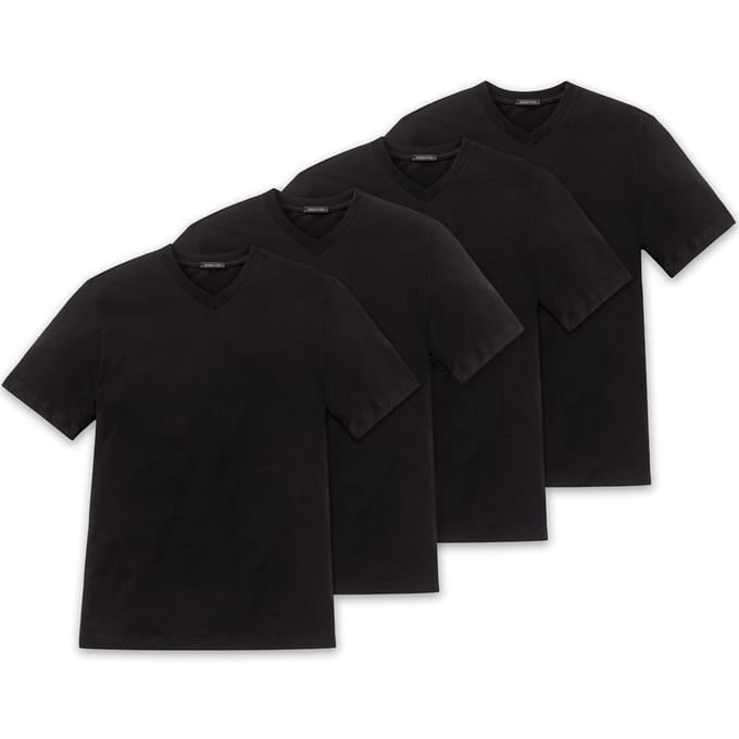 SCHIESSER T-shirt American T-Shirt Verpakking van 4