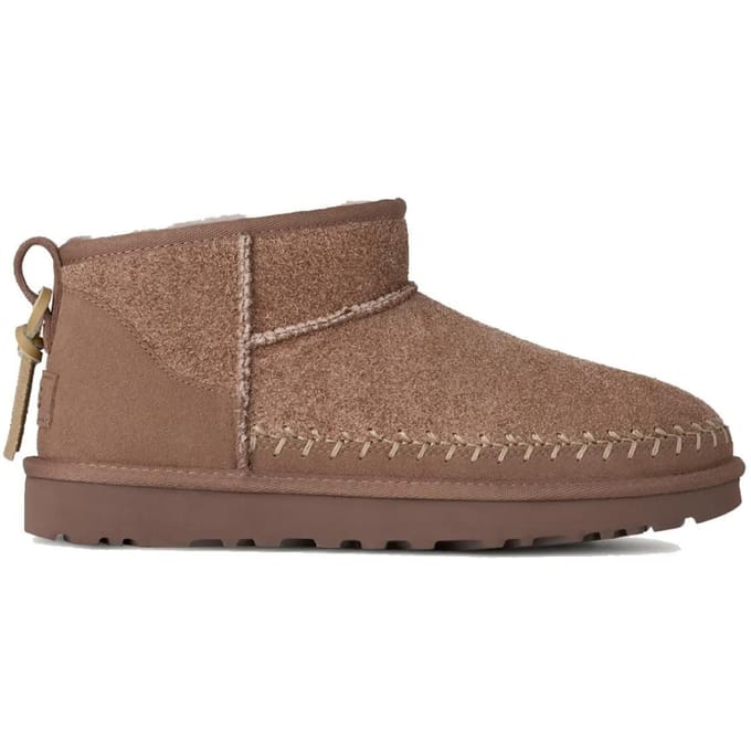 UGG® Classic Ultra Mini Biarritz-laars in Rocky Oak, Maat 37