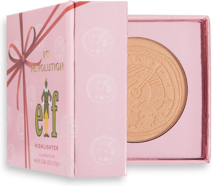I Heart Revolution x Elf Christmas Cheer Highlighter Buddy - Poeder Highlight - Kerst - Goud