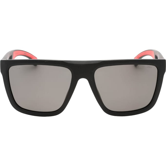 Hugo Boss Square Mannen mat zwart grijs gepolariseerde baas 1451/s