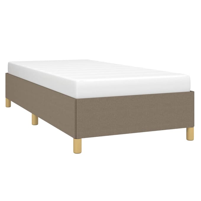 vidaXL - Bedframe - zonder - matras - 80x200 - cm - stof - taupe