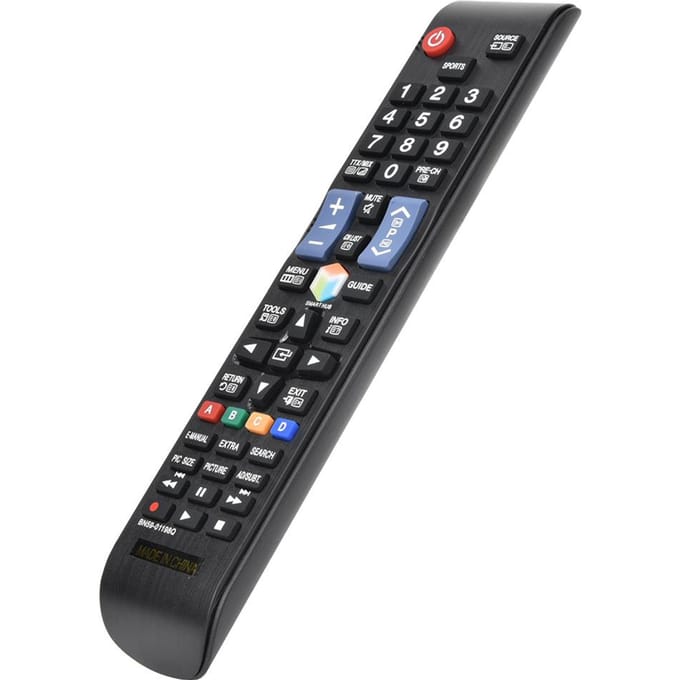 Télécommande de remplacement universelle pour téléviseur Samsung BN59-01198Q black