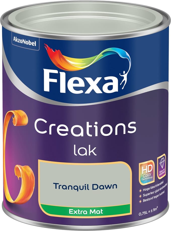 Flexa Houtlak Creations - Extra Mat - Tranquil Dawn - 750ml