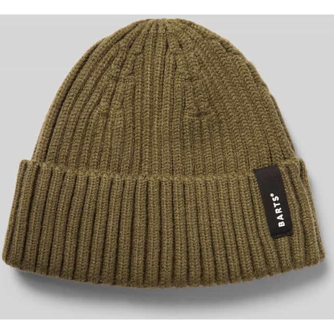 Beanie met labeldetail, model 'SUMTER'