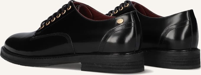 Fred De La Bretoniere - PARIS EDOR Lace-up Shoe Leather Black - Maat 40
