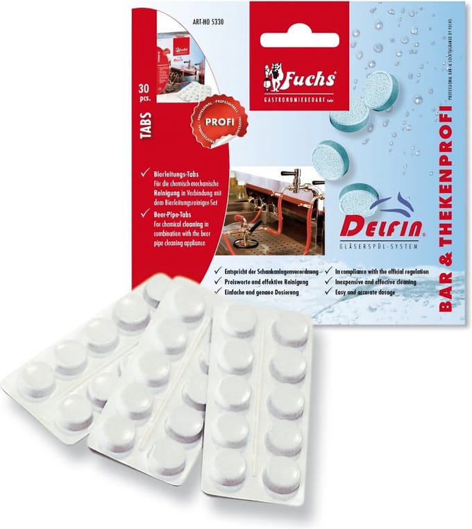 Wasmiddel, Reinigingstabletten - 30 stuks