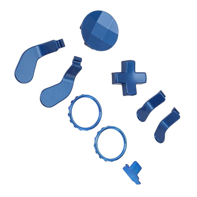 Metalen Thumbsticks Professioneel 15-in-1 Gaming Accessoire Vervanging voor Xbox One Elite Series 2 blauw