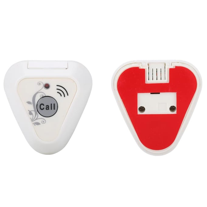 Kelner Oproepsysteem Draadloze Pagers Horloge Ontvanger   10 Klant Pagers EU Plug white