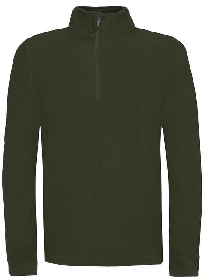 Rock Experience Tempus Fleece Met Halve Rits Groen 2XL Man