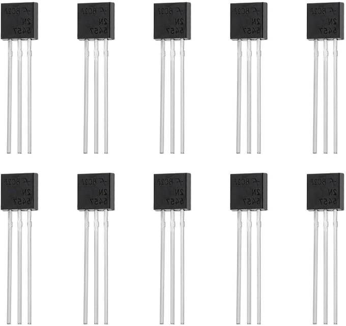 N-Kanal Transistor - JFET Triode - Elektronische Projecten - Hoge Ingangsimpedantie - 10 Stuks - Transparant