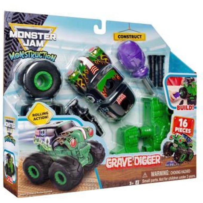 Monster Jam - 1:42 Monstruction Grave Digger Truck Voertuigen