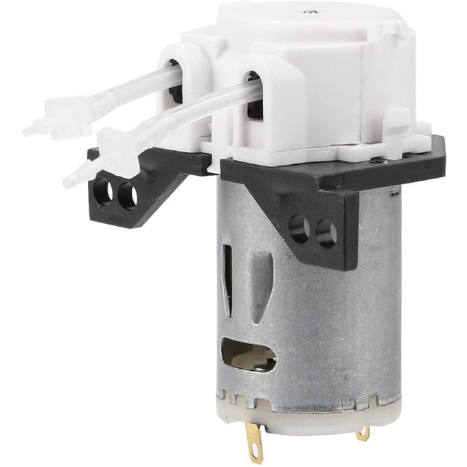 Doseerpomp DIY Peristaltische Slangkop Voor Aquarium Lab Chemische Analyse (wit12v 1*3) wit