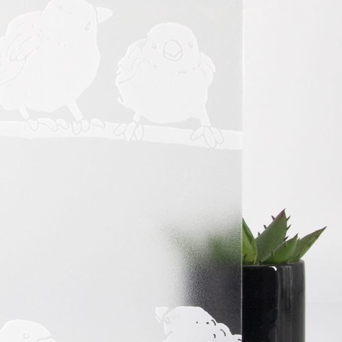d-c-fix Filippa Raamfolie - 45x150cm - Melkglas - Dieren - Statisch