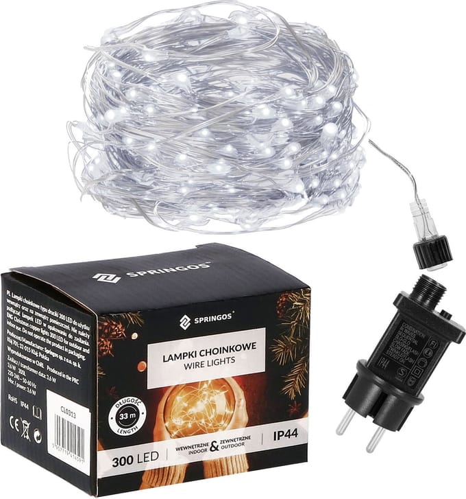Springos Kerstverlichting - Kerstboomverlichting - 300 LED - Koel Wit