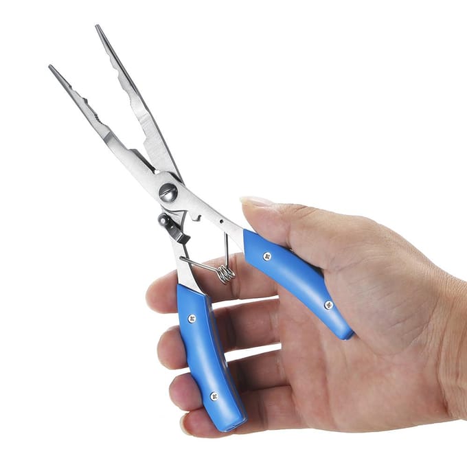 Lixada Vis Tang Karper Accessoires Tackle Lijnknipper Schaar blauw