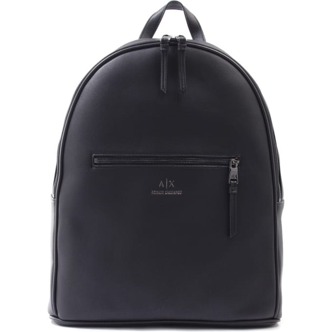 Armani Exchange Matte Faux Leather Rugzak voor Mannen