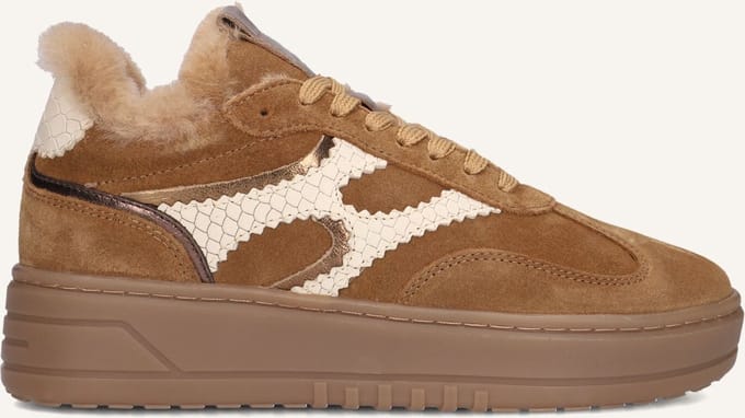 Notre-V Anemone-63 Sneakers - Dames - Camel - Maat 36