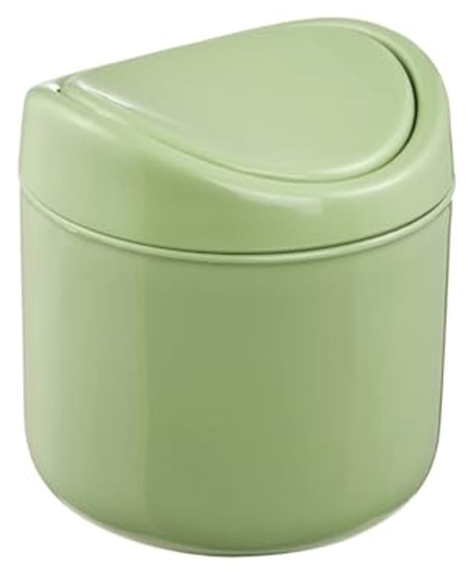 Groene Eco Prullebak Ø 14 x 13 cm - Duurzaam Afval Scheiden