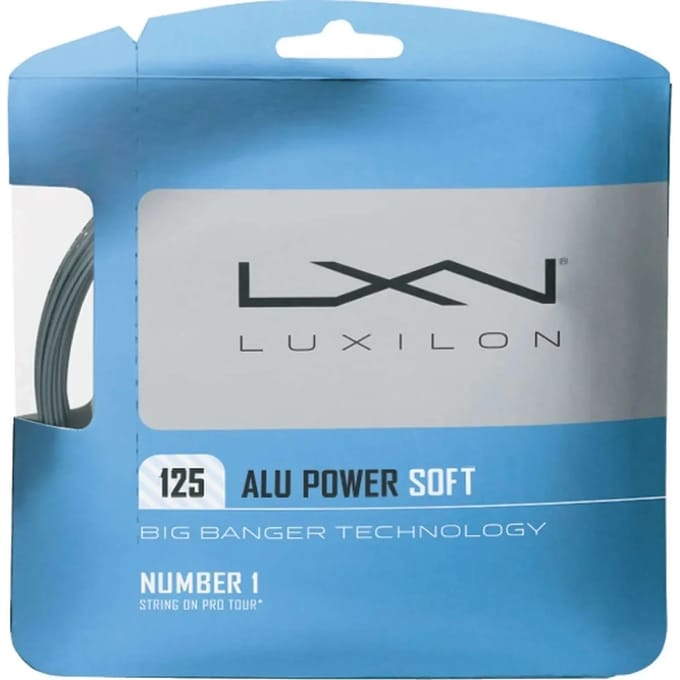 Luxilon Alu Power Soft Set Snaren 12,2m-Zilver