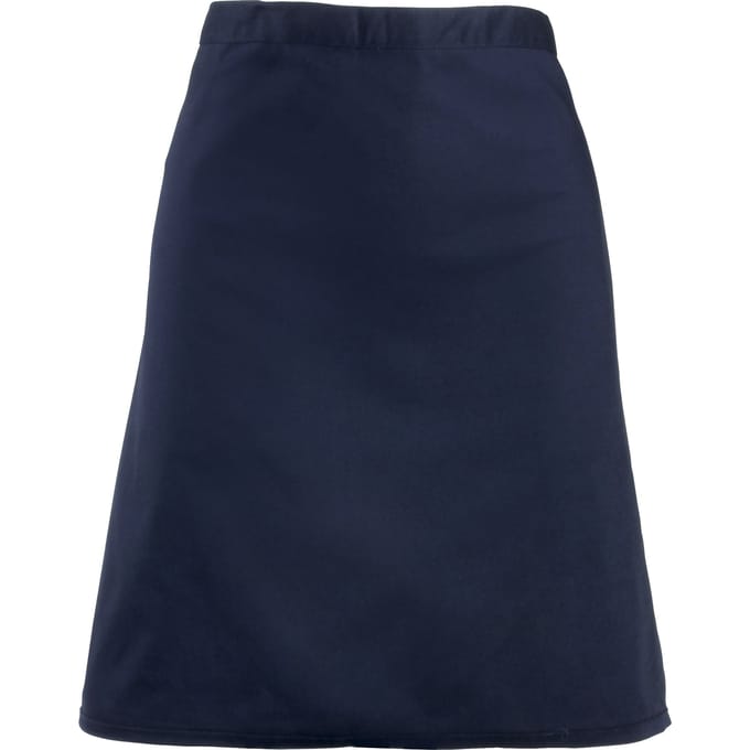 Premier Dames/Dames Mid-Length Apron (Pakket van 2) (Marine)