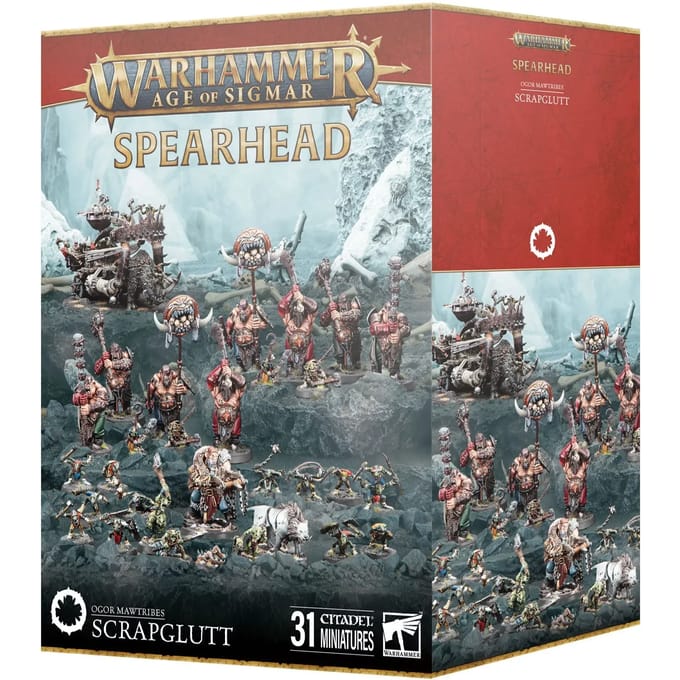 Beeldje Games Workshop Warhammer AoS - Spearhead Ogor Mawtribes (2025)