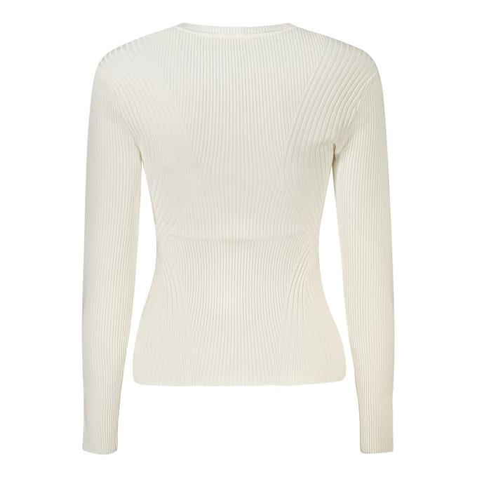 Guess Jeans Bianco Viscose Dames Trui