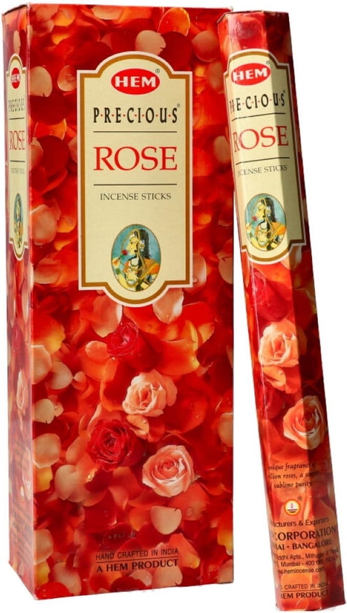 HEM Wierook Roos - 20 Stokjes