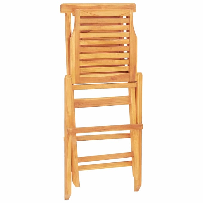 vidaXL - Klapstoelen - 6 - stuks - 47x63x90 - cm - Massief - teakhout