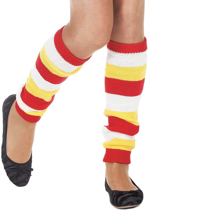 Beenwarmers - Been Warmers - Rood/Wit/Geel - Oeteldonk - Carnaval - One Size - Een Paar
