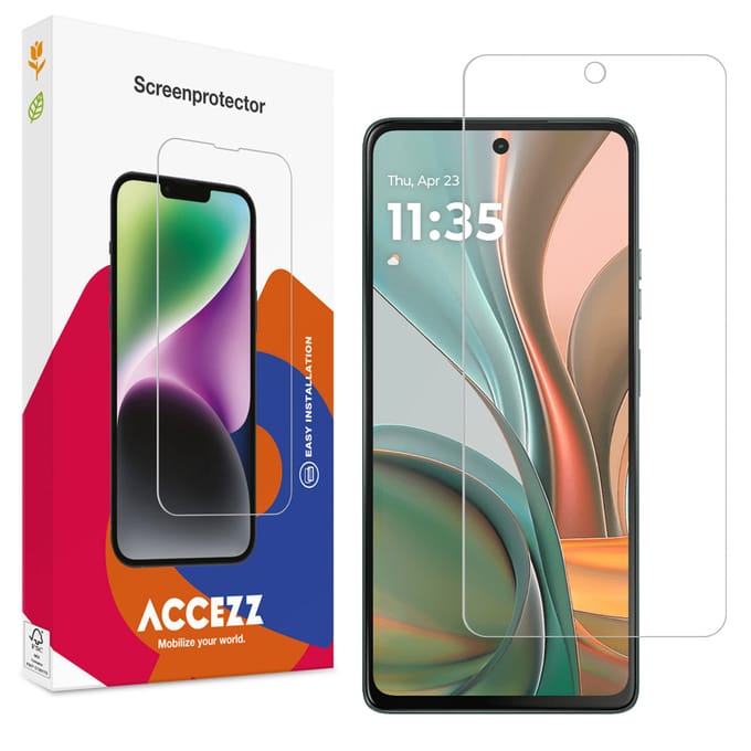 Accezz Screen Protector - Geschikt voor Motorola Moto G75 5G - Gehard Glas Screenprotector