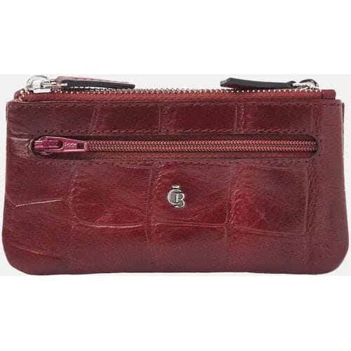 Castelijn en Beerens double zip sleuteletui croco rood
