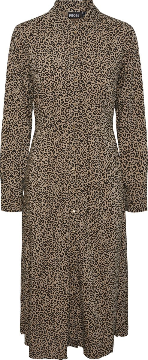 PIECES - PCNOVA LS MIDI DRESS NOOS BC - Dames - Mini jurken