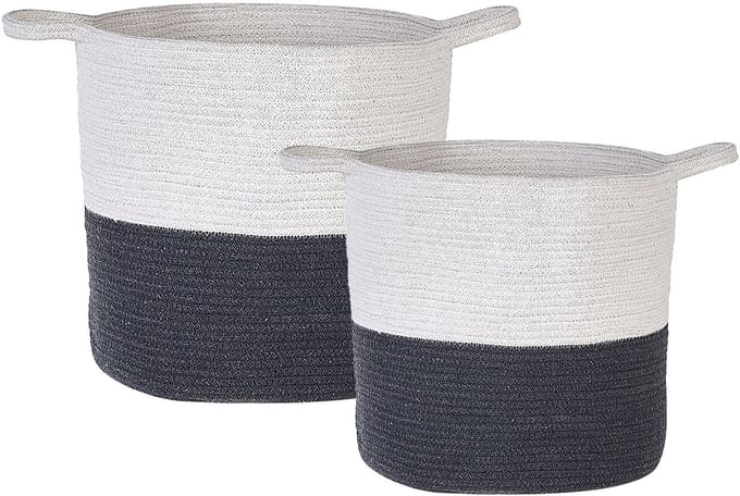 PAZHA - Mand set van 2 - Wit - Katoen