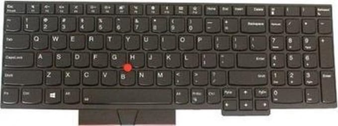 Lenovo Chicony - Notebook replacement keyboard - Duits - Zwart
