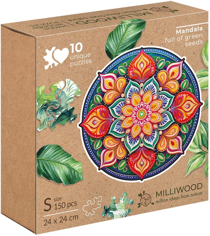 Puzzel van 150 stukjes Milliwood: Vrede en Harmonie - Mandala van Hoop