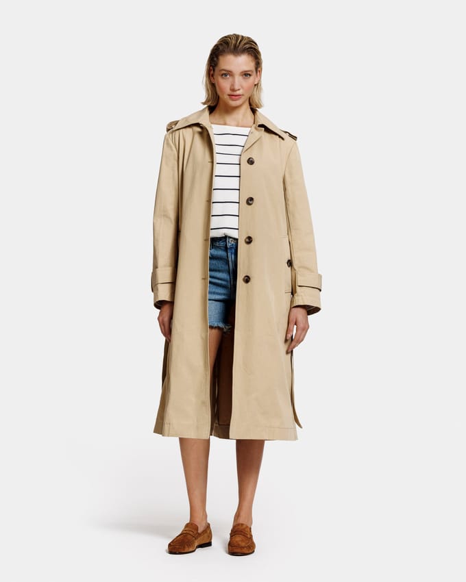 ALTER EGO Amber Jacket Sand Größe: S | Trench Coats Outlet | Damen | Braun