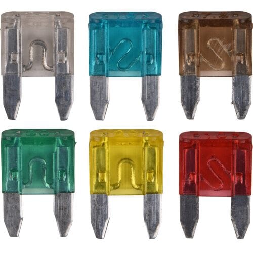 Carpoint Mini Steekzekering Assortiment 7,5-30a 6 Stuks