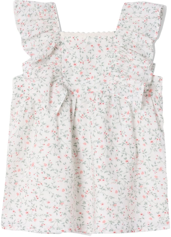 Vertbaudet Jurk baby met print en ruches
