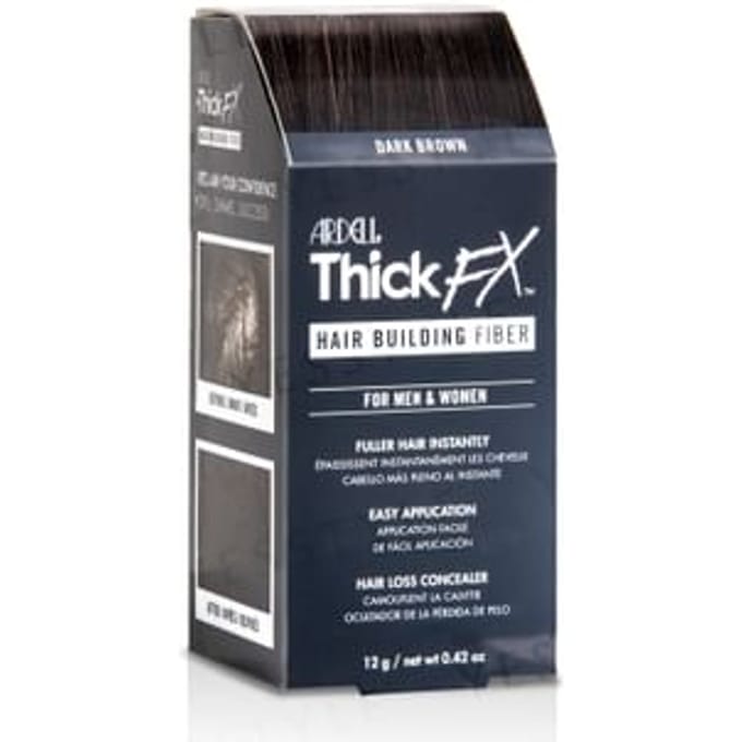 Ardell  - Thick FX Hair Building Fibers Dark Brown 12g