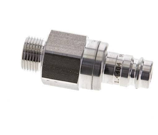 RVS DN 10 Luchtkoppeling Insteeknippel G 3/8 inch Buitendraad - CLP10-M-SSL-SV-P-038