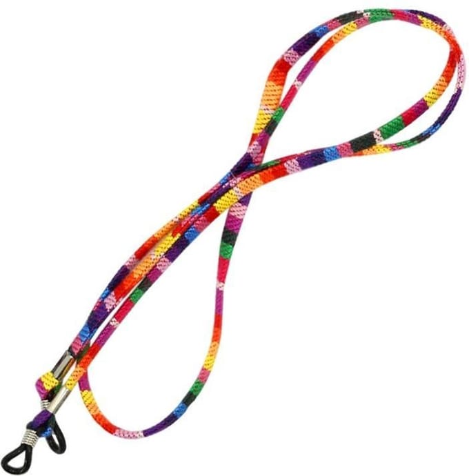 Fako Bijoux® - Brillenkoord - Inka - 70cm - Regenboog