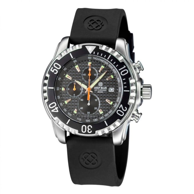 Deep Blue AP Chronograph quartz diver Black
