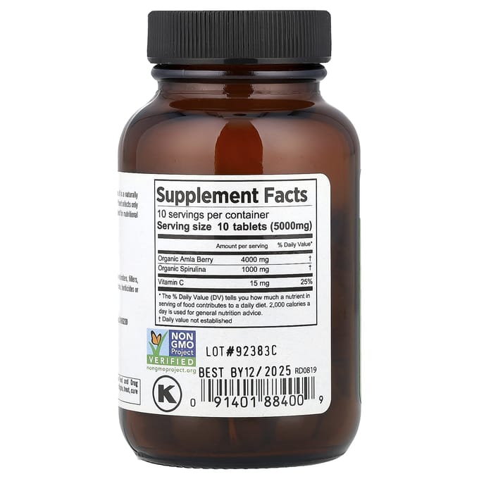Biologische Amla Plus, 100 tabletten