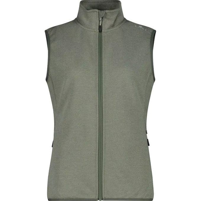 Mouwloos damesjack met capuchon CMP Knit-Tech