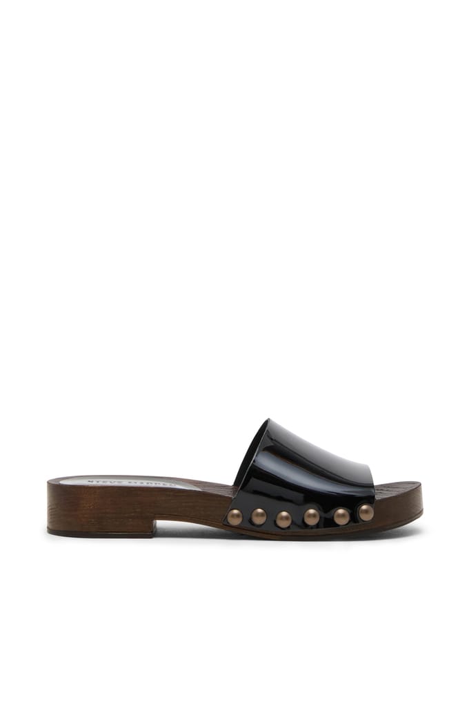 Steve Madden Cento Mules Black Patent Größe: 42 | Pantoletten Outlet | Damen | Schwarz